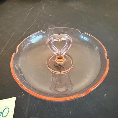 LE Smith heart dish & Indiana square glass