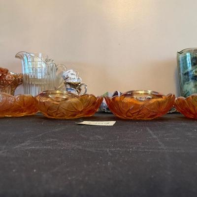 4 marigold relish dishes