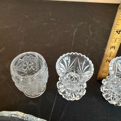 Toothpick holders and relish dish