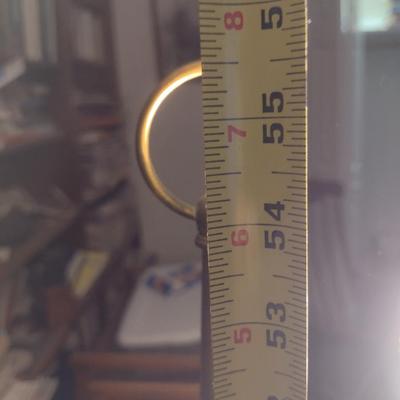 Brass Tole Style Floor Lamp- Approx 55 1/2" Tall
