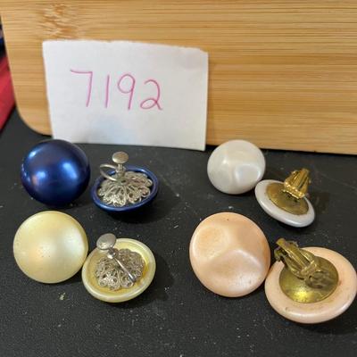 Clip on earrings
