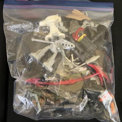 Bag of toy parts