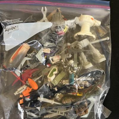 Bag of toy parts