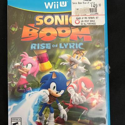 Wii Sonic Boom Rise of Lyric