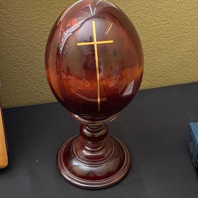 Lacquer wood egg