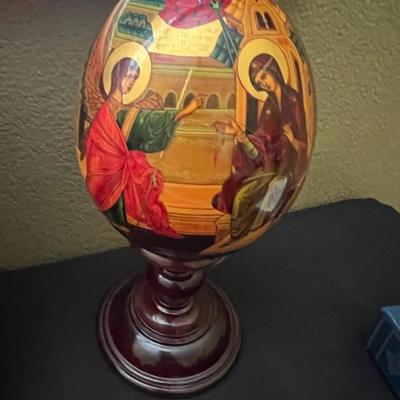 Lacquer wood egg