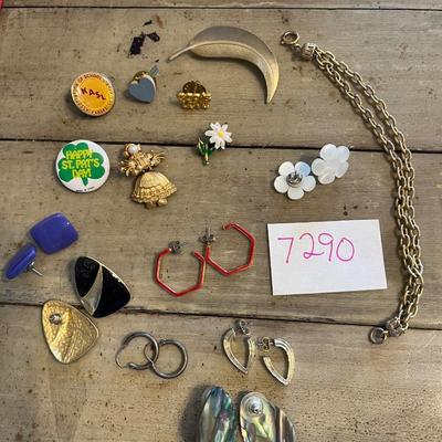 Pins & earrings