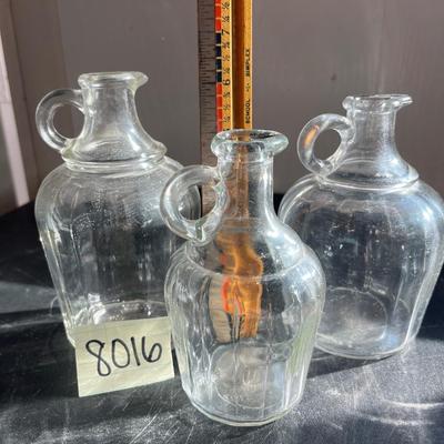 3 small jugs