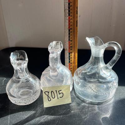 Beautiful trio of cruets