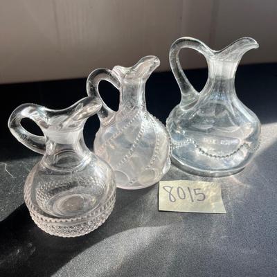 Beautiful trio of cruets