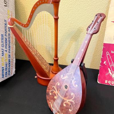 2 Italian Instrument Music boxes