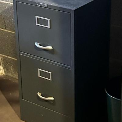 2 Drawer Metal File Cabinet