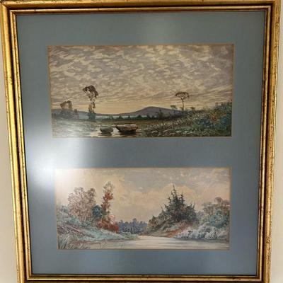 Double Landscape Painting