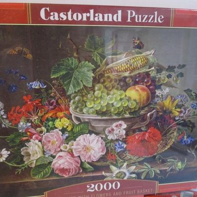 8 Sealed Puzzles - 3 Casterland & 5 Misc Choice 30/32 (See All Pictures)