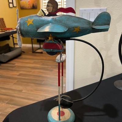 Flying Ace Tin Balancing Toy