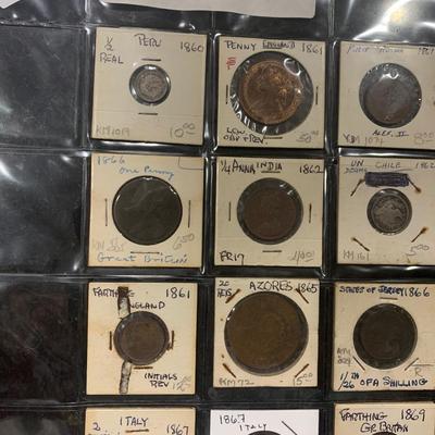 Foreign Estate Coin Lot (1860-1870)