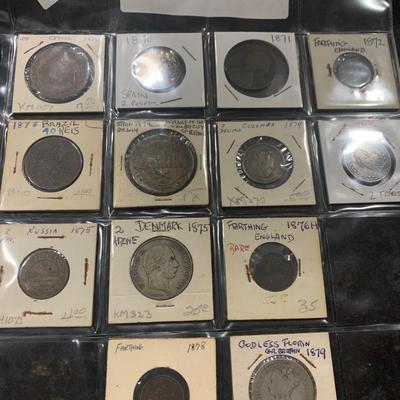 Foreign Estate Coin Lot (1870-1880)