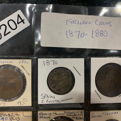 Foreign Estate Coin Lot (1870-1880)