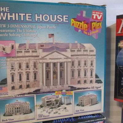 Vintage 3 D & Art Gallery Pre Owned Puzzles (See All Pictures)