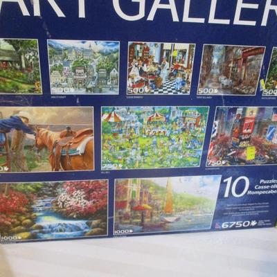 Vintage 3 D & Art Gallery Pre Owned Puzzles (See All Pictures)