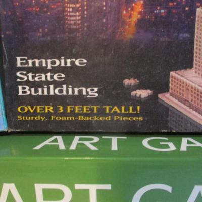 Vintage 3 D & Art Gallery Pre Owned Puzzles (See All Pictures)