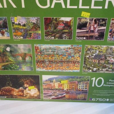 Vintage 3 D & Art Gallery Pre Owned Puzzles (See All Pictures)