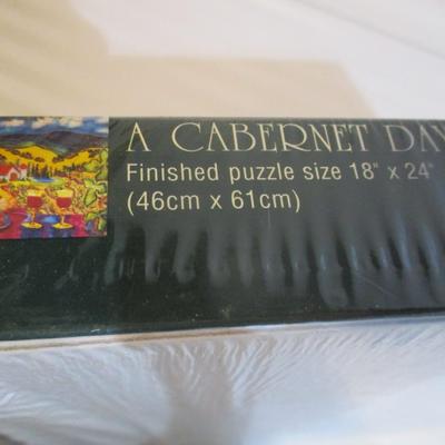 Silk Effect Sealed Jigsaw Puzzle A Cabernet Day