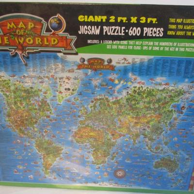 Sealed Map Of The Solar Systems & Map Of The World Puzzles