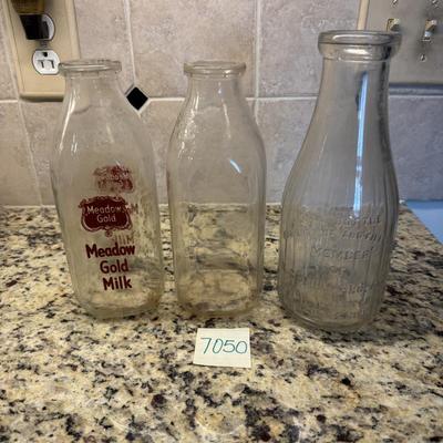 Milk bottles