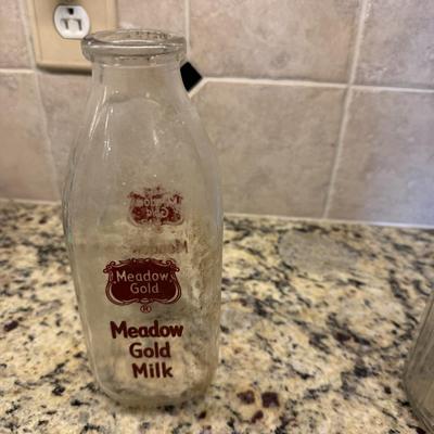 Milk bottles