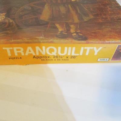 12 - Vintage Puzzles - The Tranquility Puzzle Is Sealed Choice 46/48 (See All Pictures)