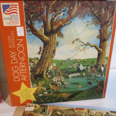 12 - Vintage Puzzles - The Tranquility Puzzle Is Sealed Choice 46/48 (See All Pictures)