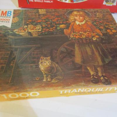 12 - Vintage Puzzles - The Tranquility Puzzle Is Sealed Choice 46/48 (See All Pictures)