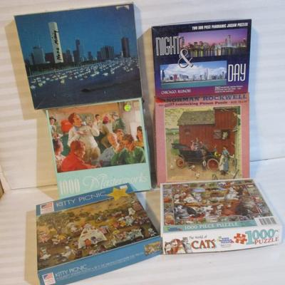 Assortment Of 11 - Pre Owned Puzzles Choice 47/49 (See All Pictures)