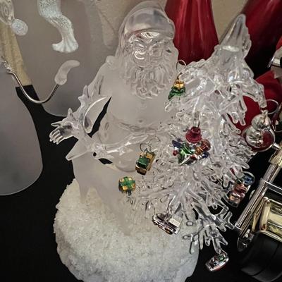 3 Snowmen and Santa Claus