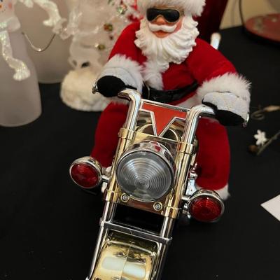 Santa on Motorcycle