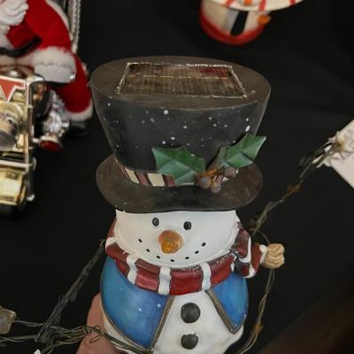 Snowman Solar Light