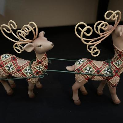 Reindeer and Sleigh