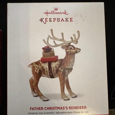 Hallmark Father Christmas Reindeer Ornament