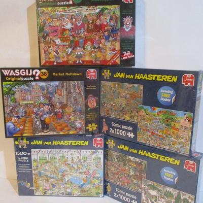 10 - Sealed - Jumbo Jan Van Haasteren & WASGIJ? Puzzles Choice 58