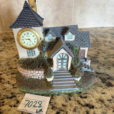 Cottage home with clock