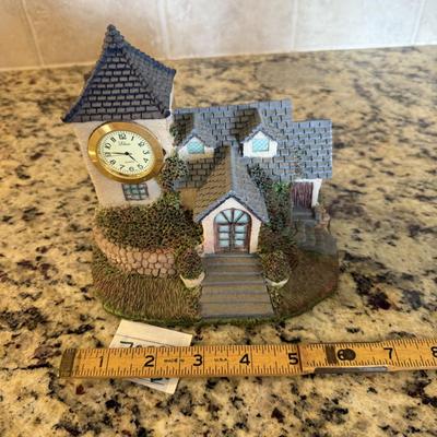 Cottage home with clock