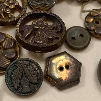 Antique Sewing Buttons Lot