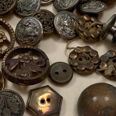 Antique Sewing Buttons Lot