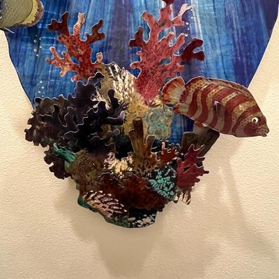 Metal Reef Sculpture