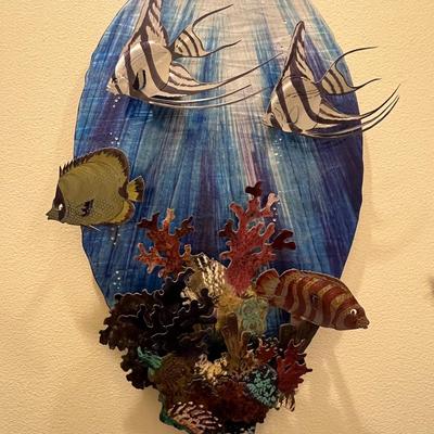 Metal Reef Sculpture