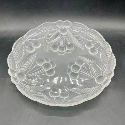 Mikasa Crystal Bountiful Buffet Platter 12 inch Round
