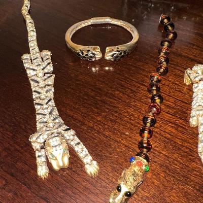 Leopard Bracelets, Brooch, Picture Frame