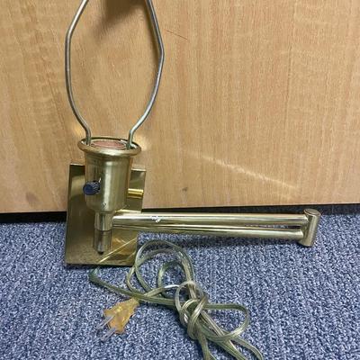 Brass Wall-Mount Swing-Arm Lamps