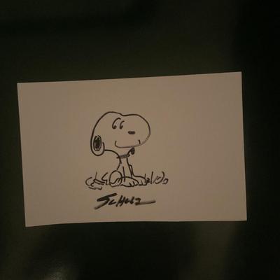 Snoopy Drawing by Charles Schulz